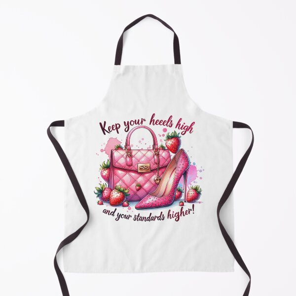 Item preview, Cute pink purse and heel with strawberries stickers and more designed and sold by CRandRRstickers.