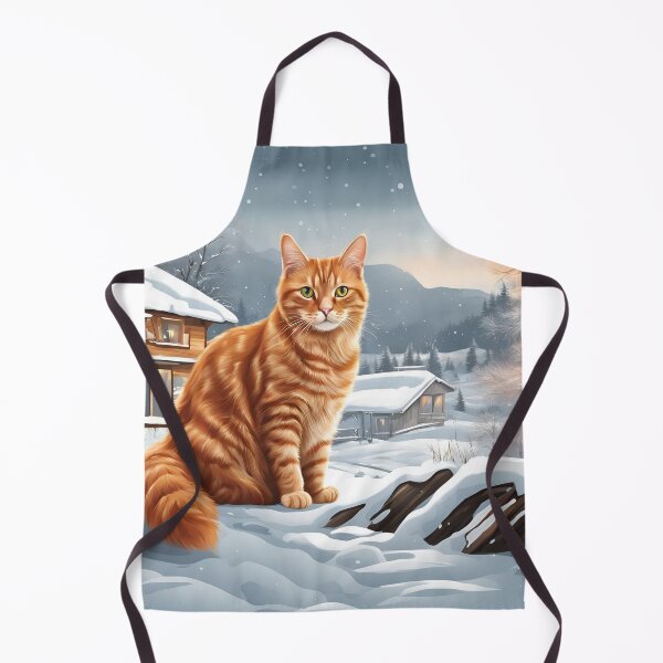 Item preview, cat in winter designed and sold by REDCATWWW.