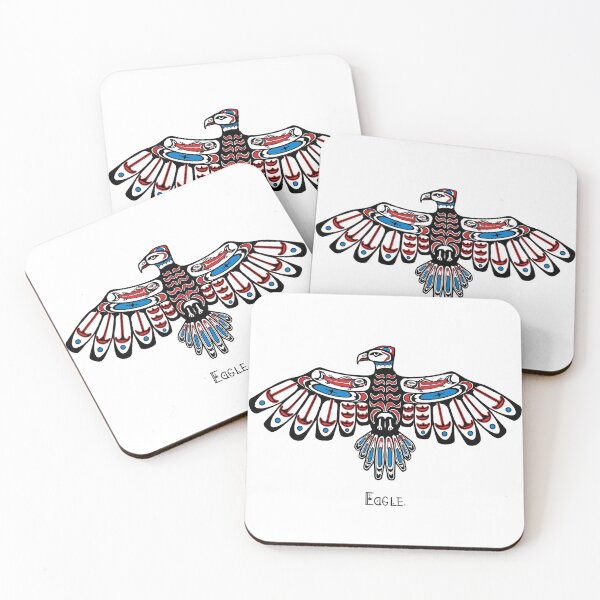 Item preview, Northwest pacific coastal native design, Eagle  designed and sold by Ilikeiwantilove.