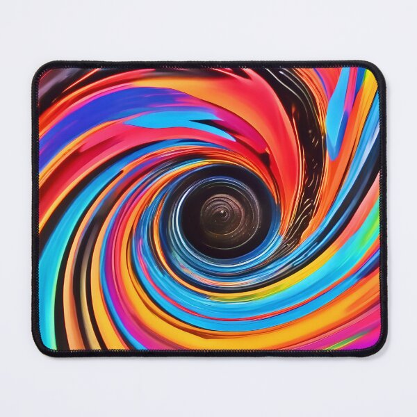 Item preview, Swirling Vortex of Color Art  designed and sold by Health And Fitness Posts e-Store.
