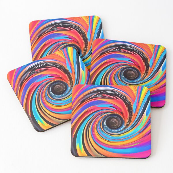 Item preview, Swirling Vortex of Color Art  designed and sold by Health And Fitness Posts e-Store.