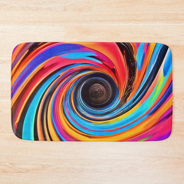 Item preview, Swirling Vortex of Color Art  designed and sold by Health And Fitness Posts e-Store.