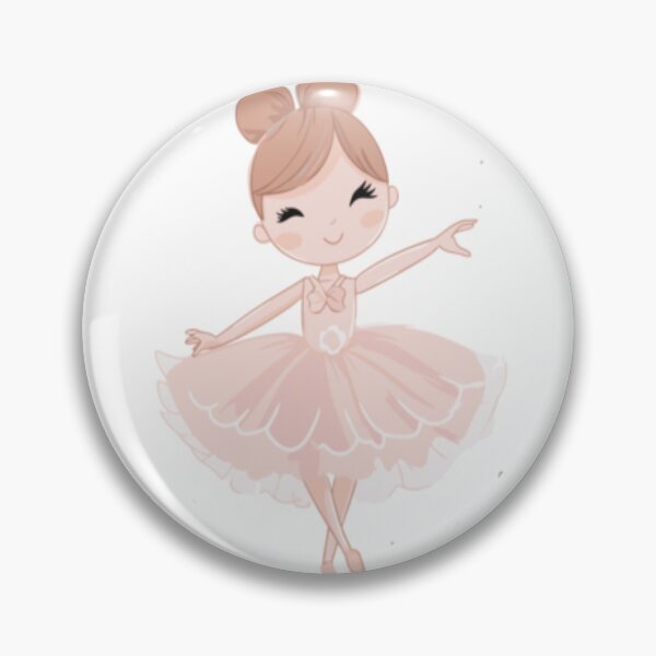 Item preview, Cute Pink Ballerina Sticker designed and sold by dex1one.