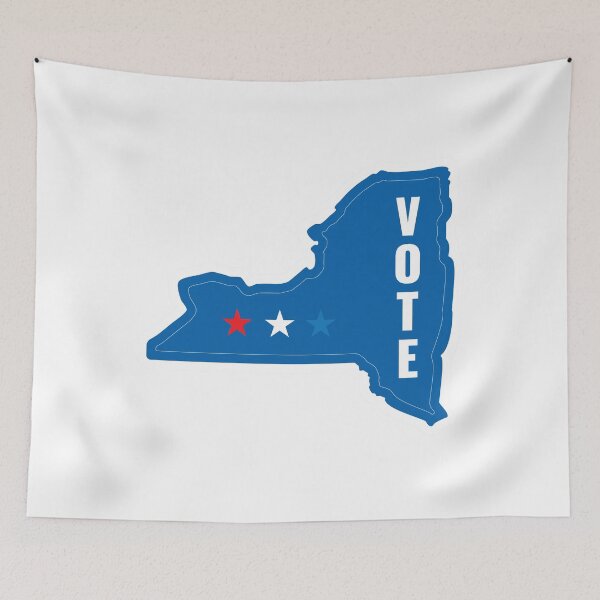 Item preview, New York for Change: Vote Blue for Progress designed and sold by Mundivagant Designs.