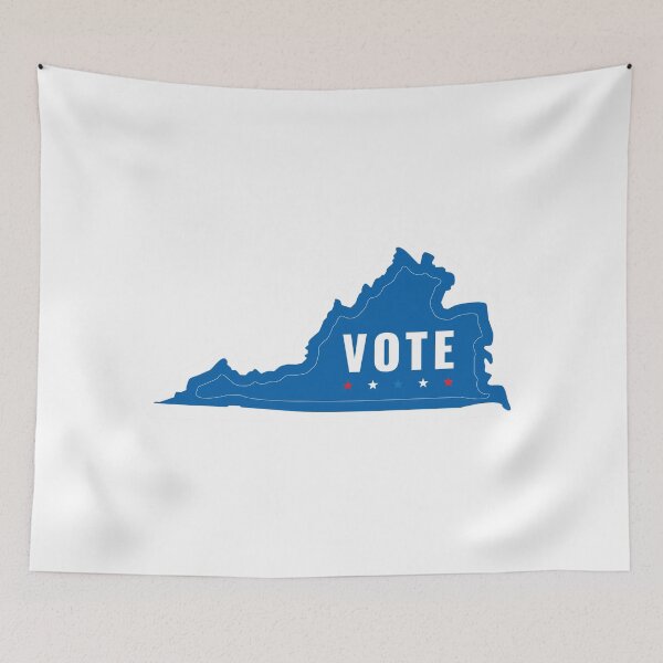 Item preview, Virginia Votes Blue: Democratic Unity for Progress designed and sold by Mundivagant Designs.