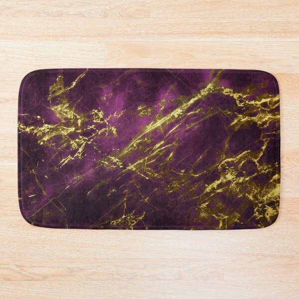 Item preview, Purple (Faux) Marbled Design With Golden-Hues Veins designed and sold by DEC02.