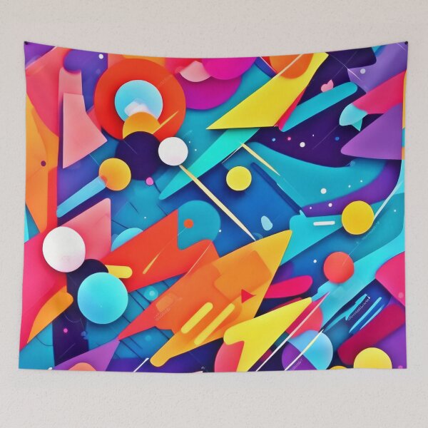 Item preview, Geometric Symphony of Color Art designed and sold by Health And Fitness Posts e-Store.
