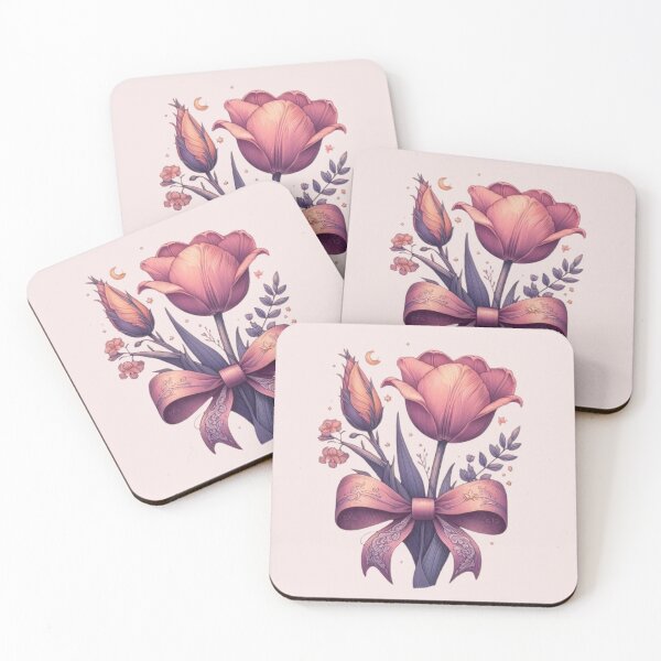 Item preview, Aesthetic tulip bouquet designed and sold by BeNazzArt.