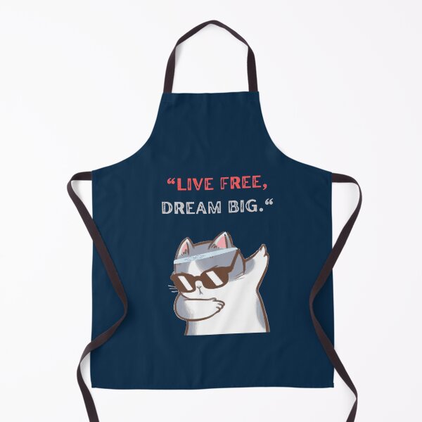 Item preview, Funny kool Cat Idea, LIVE FREE DREAM BIG designed and sold by Right-UR.