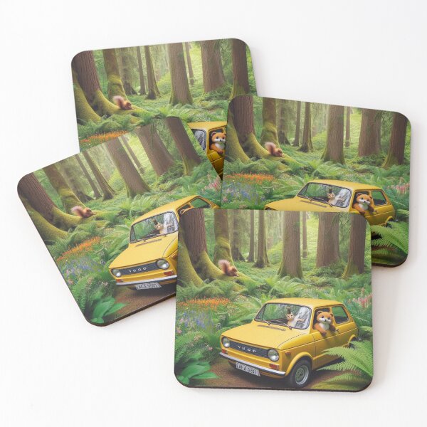 Item preview, Yugo in forest designed and sold by LiM-Team.