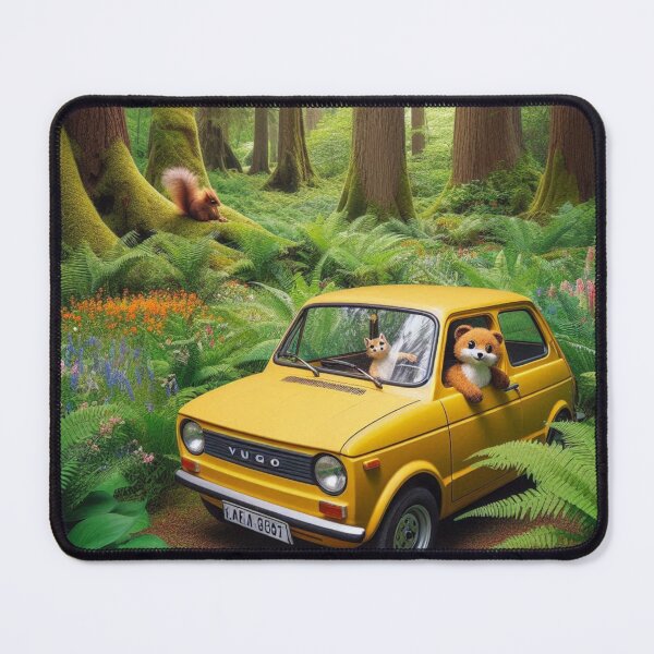 Item preview, Yugo in forest designed and sold by LiM-Team.