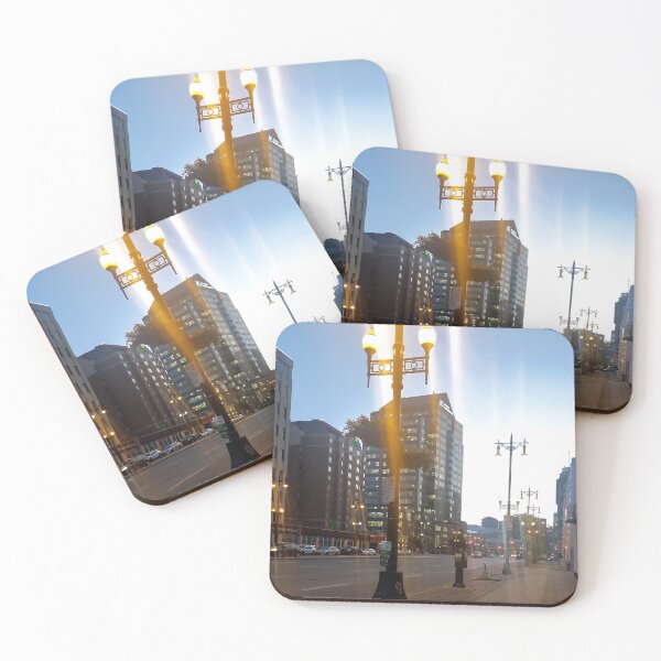 Item preview, Lamppost Sunrise designed and sold by Spaghetti13.