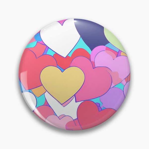 Item preview, Colorfull hearts wallpaper designed and sold by eMShoper.