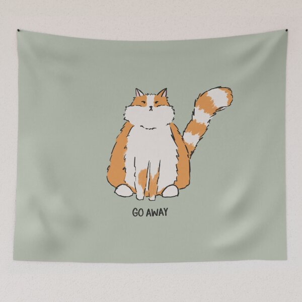 Item preview, Fat Cat Telling You To Go Away designed and sold by srsig designs.