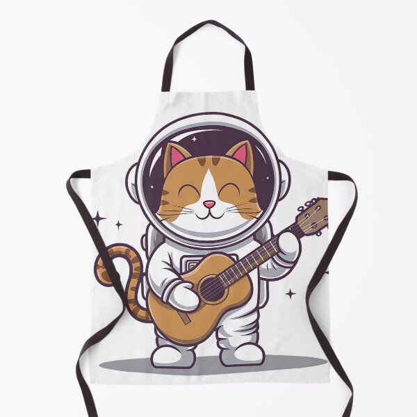 Item preview, Space Cat Astronaut Playing Guitar designed and sold by Very Good Tees.