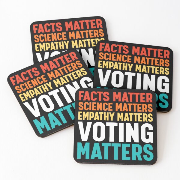 Item preview, Facts Matter Science Matters Voting Matters Liberal Democrat designed and sold by ScienceCorner.