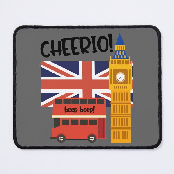 Item preview, Cheerio Beep Beep United Kingdom London England Flag designed and sold by kiwi91.