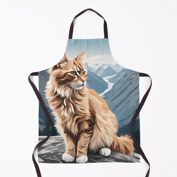Item preview, cat in mountains designed and sold by REDCATWWW.