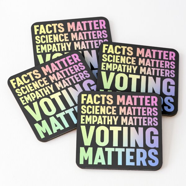 Item preview, Facts Matter Science Matters Voting Matters Liberal Democrat designed and sold by ScienceCorner.