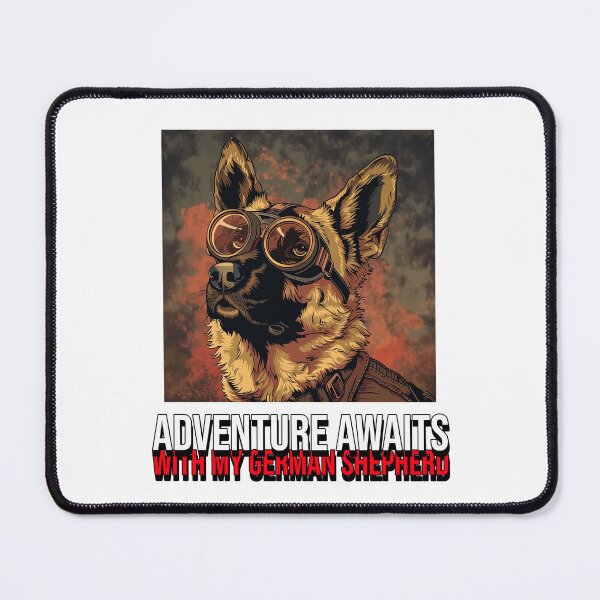 Item preview, Adventure Awaits With My German Shepherd designed and sold by LillyAndSparrow.