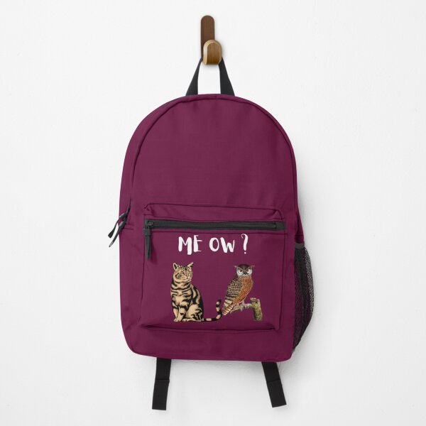 Item preview, Funny images of and Owl and a Cat designed and sold by Right-UR.