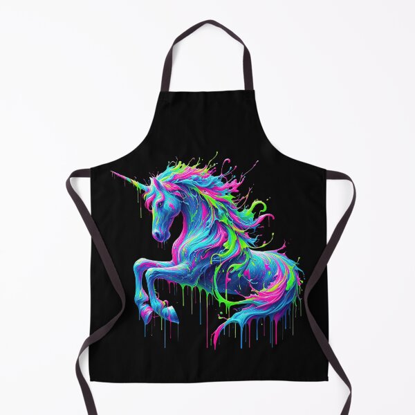 Item preview, Neon Drip Unicorn – Psychedelic Trippy Abstract Art designed and sold by SHHCreations.