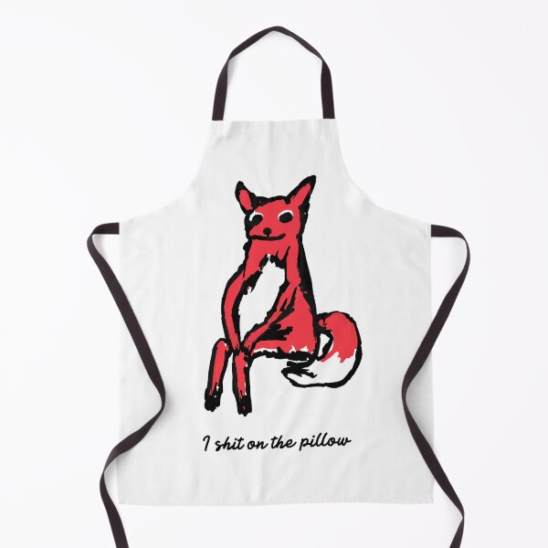 Item preview, Poised Fox (shitting) designed and sold by wellwellwelo.