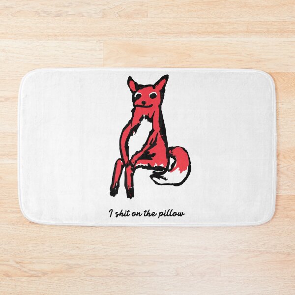 Item preview, Poised Fox (shitting) designed and sold by wellwellwelo.