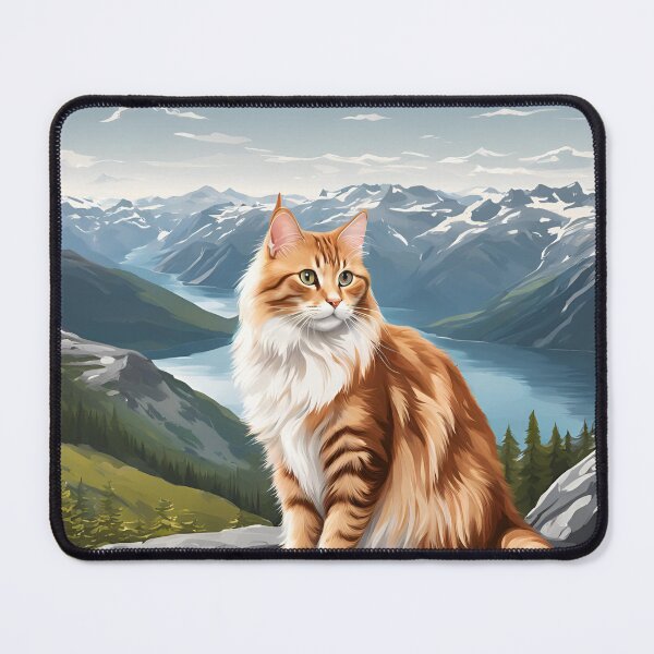 Item preview, Copy of cat in mountains designed and sold by REDCATWWW.