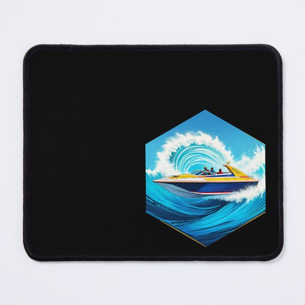 Item preview, Speedboat Waves designed and sold by AbsoluteA.