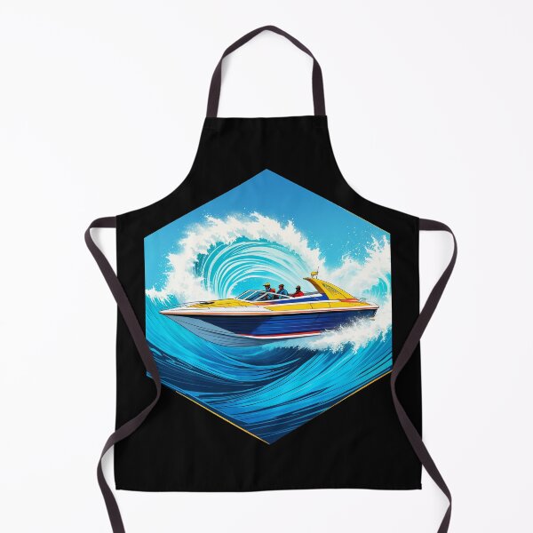Item preview, Speedboat Waves designed and sold by AbsoluteA.