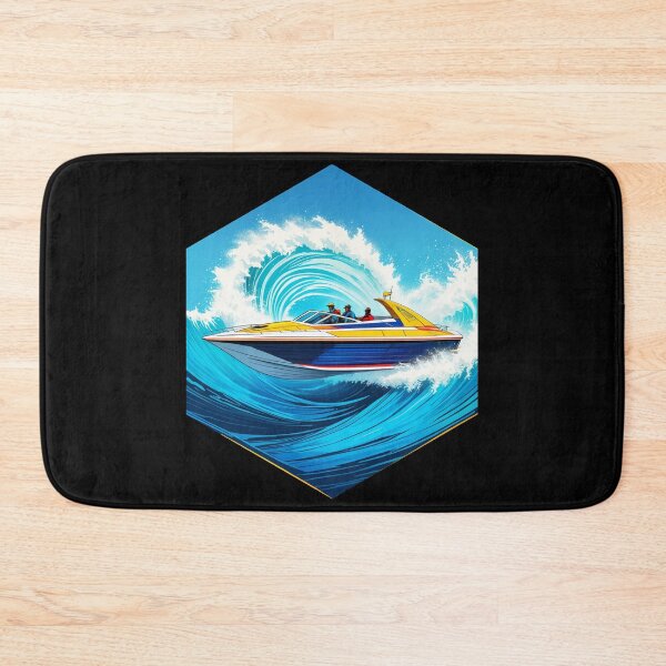 Item preview, Speedboat Waves designed and sold by AbsoluteA.