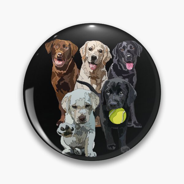 Item preview, Happy Labrador Dogs designed and sold by Just-Arts-4U.