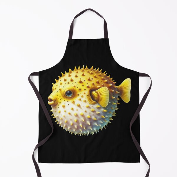 Item preview, Yellow Pufferfish Sea Graphic Fish Lover Design designed and sold by styleonestaa.