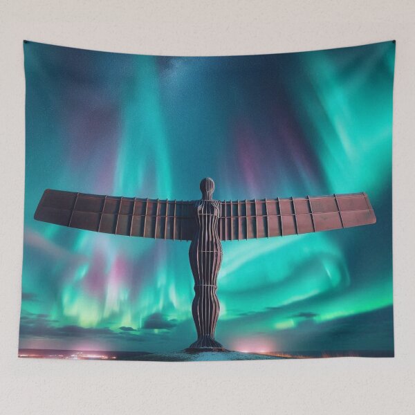 Item preview, Angel Of The North With Northern Lights High Quality designed and sold by CRUCIBLE 2020.