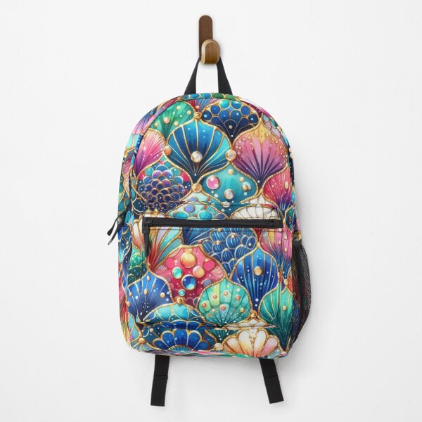 Item preview, Cute Colorful Mermaid Tail Scales Print Shimmering designed and sold by SeaStarMermaids.