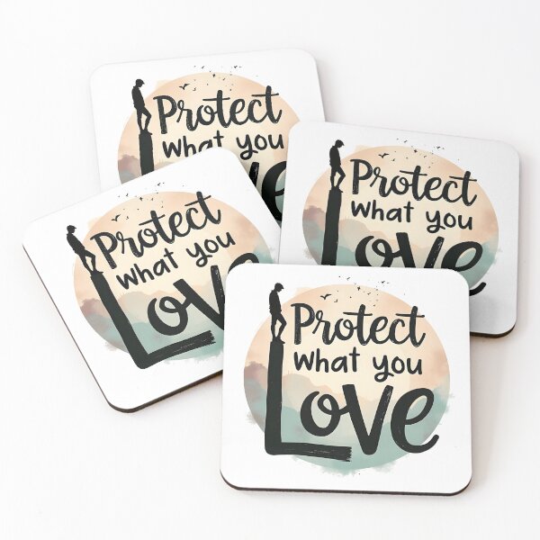 Item preview, Protect What You Love, Personalized Environmental Connection designed and sold by  MAD's Recreation Studio.