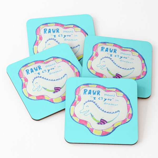 Item preview, Rawr Means I Love You designed and sold by SoftGayCryptids.