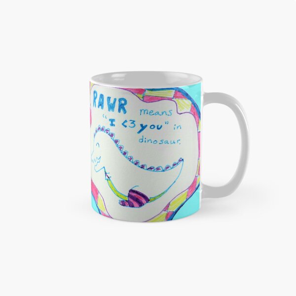 Item preview, Rawr Means I Love You designed and sold by SoftGayCryptids.