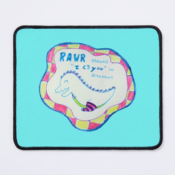 Item preview, Rawr Means I Love You designed and sold by SoftGayCryptids.