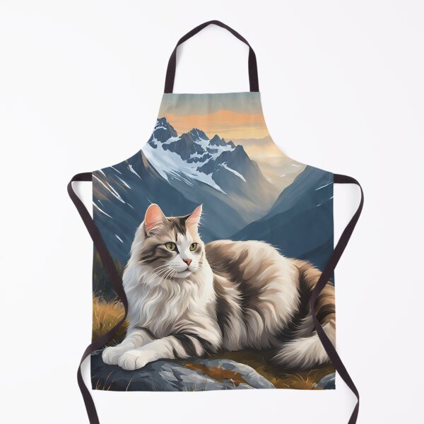 Item preview, cat in mountains designed and sold by REDCATWWW.