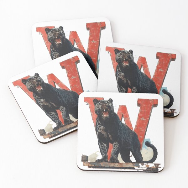 Artikelvorschau, Panther Red W im Hintergrund entworfen und verkauft von rpotter89.