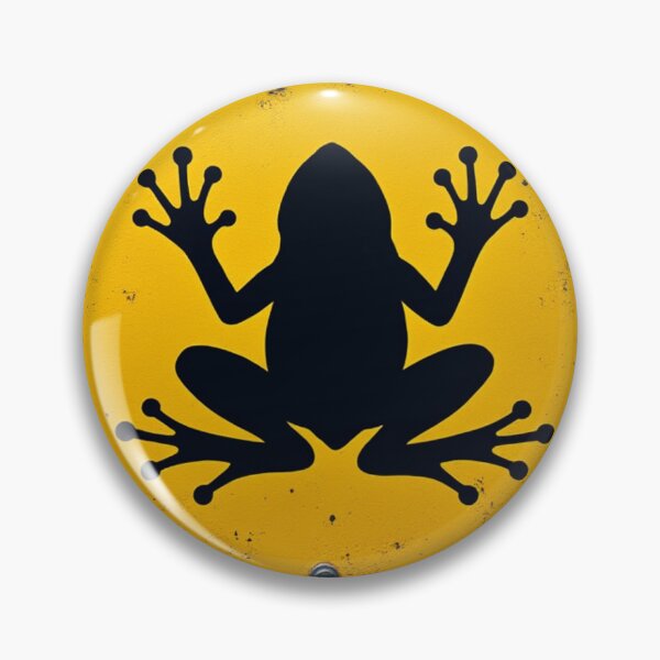Item preview, Toxic frog sign designed and sold by humroid.