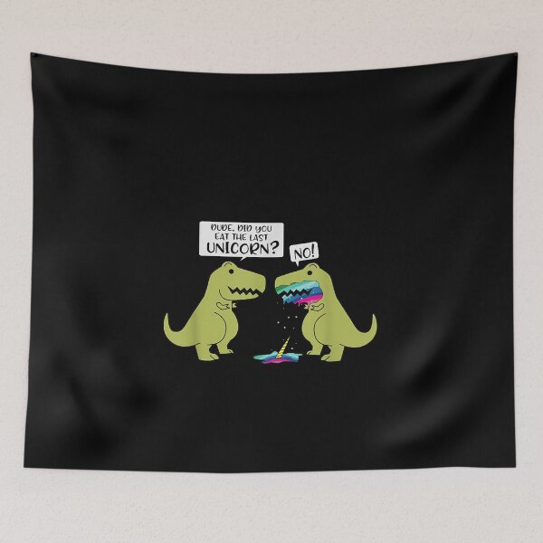 Item preview, Funny Did You Eat The Last Unicorn Dinosaur Short Sleeve T-Shirt designed and sold by animal-x1.