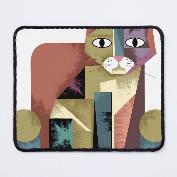 Item preview, Cubist Cat designed and sold by Very Good Tees.