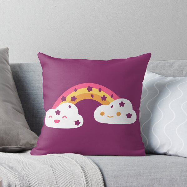 Item preview, Rainbow with Smiling Clouds designed and sold by HFEpro.