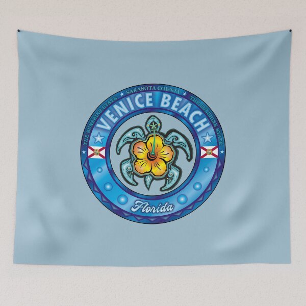 Item preview, Venice Beach Florida sea turtle hibiscus designed and sold by studioss76.