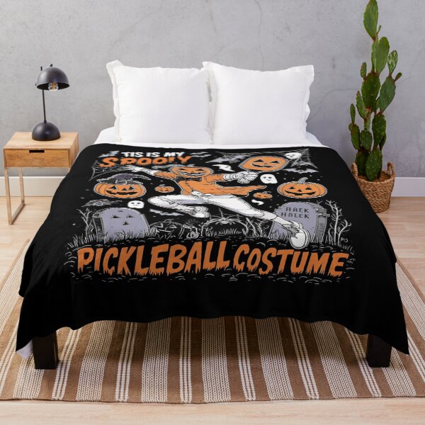 Artikelvorschau, Das ist mein gruseliges Pickleball-Kostüm - Halloween-Weihnachts-Pickleball-Kürbis entworfen und verkauft von Smix Pixels.