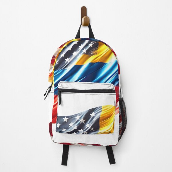 Item preview, Colombia American Flag Red White Blue yellow designed and sold by colombiamerica.