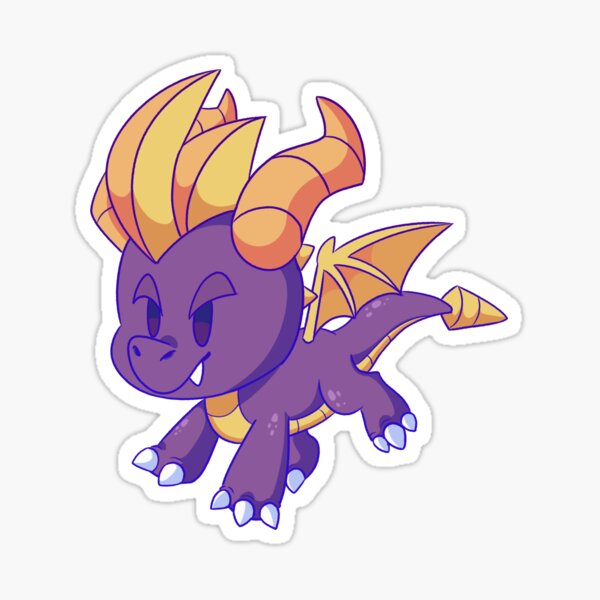 Vista previa del artículo con la obra «Spyro», diseñado y vendido por Kikiwikiart.